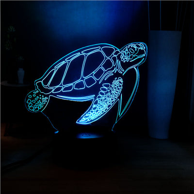 Lámpara LED 3D Tortuga Nocturna - Image 2
