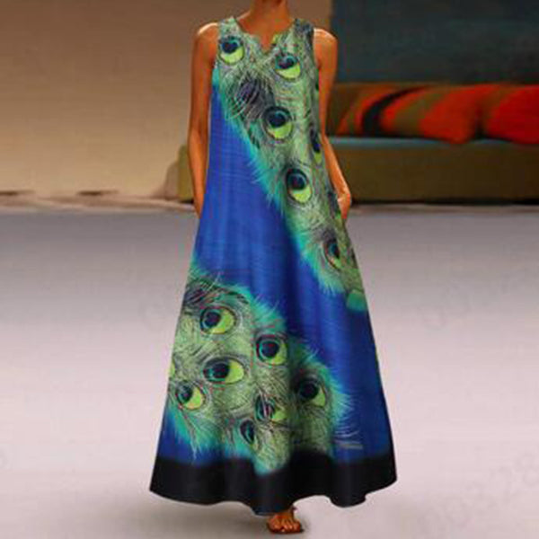 Vestido de Playa Retro sin Mangas para Ocasiones Especiales - Image 10