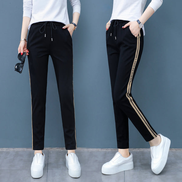Pantalones deportivos de algodón para mujer