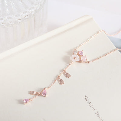 Collar Floral de Concha Rosa - Image 5