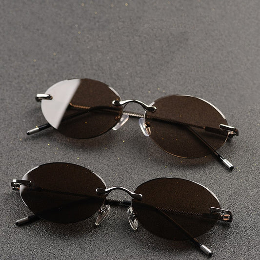 Gafas de Sol Ovaladas sin Marco Anti Fatiga - Image 2