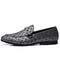 Zapatos de Cuero Casual Ejecutivo con Cuello Bajo