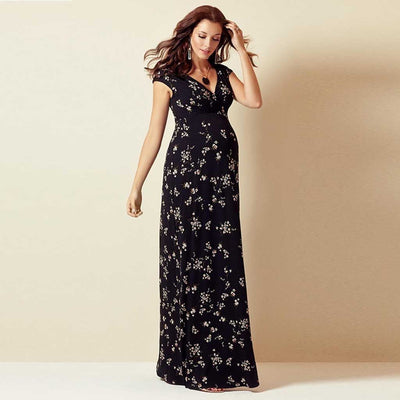 Vestido Floral de Gasa Slim Estampado - Image 3