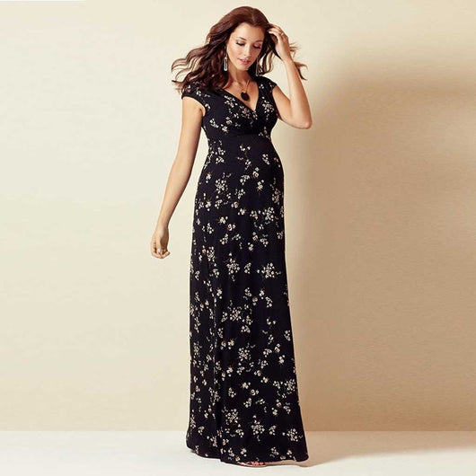 Vestido Floral de Gasa Slim Estampado - Image 3