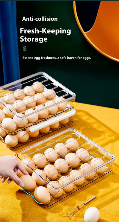 Organizador de Huevos Transparente Multiusos para Cocina - Image 20