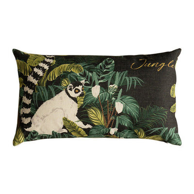 Funda de Cojín Animales de la Selva Madagascar en Verde Exuberante - Image 13