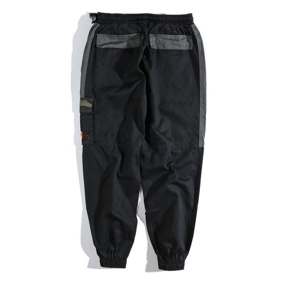 Pantalones Cargo Sueltos Camuflados con Bordado para Hombre