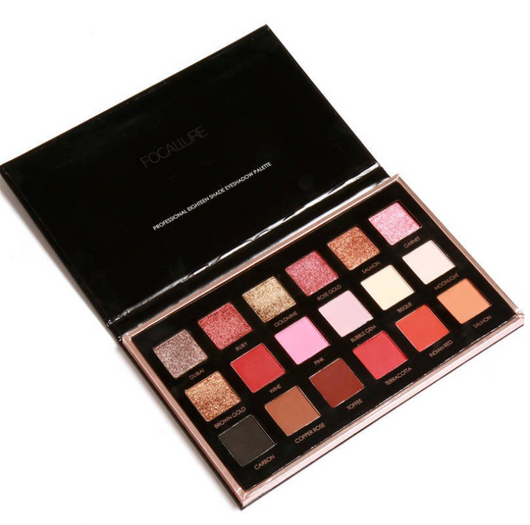 Paleta de Sombras Focallure Pro - 18 Colores Brillante y Mate - Image 7