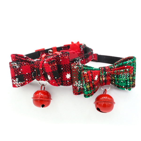 Collar para Perro Pequeño con Estampado de Cadena Navideño