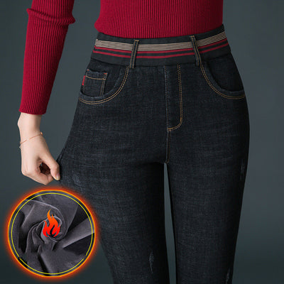 Jeans de Invierno Gruesos y Acolchados para Mujer - Image 16
