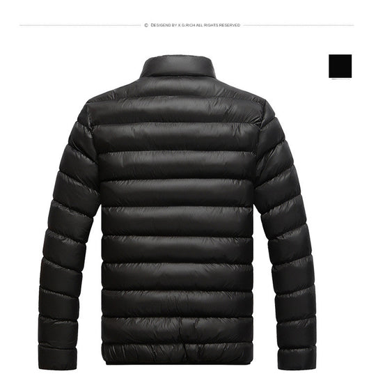 Chaqueta Acolchada de Algodón con Cuello Alto - Image 3