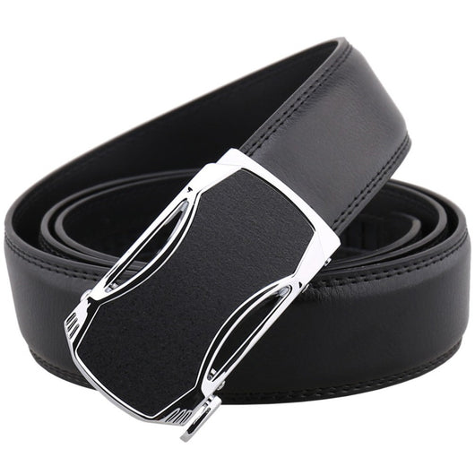 Cinturón de Cuero para Hombre con Hebilla Automática
