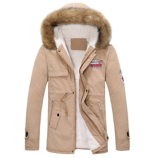 Parka Militar Gruesa para Hombre con Cuello de Pelaje - Abrigo Térmico Invierno - Image 11