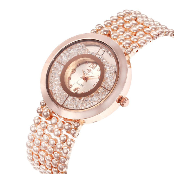 Reloj Pulsera Mujer con Brillantes - Estilo Europa y Estados Unidos