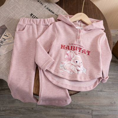 Sudadera Infantil Estilo Oeste con Capucha y Diseño Conejo - Image 6