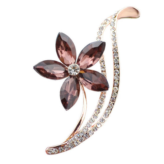 Broche de Cristal Flor de Cinco Pétalos - Image 7