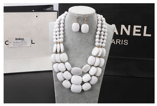 Conjunto de Joyas con Cuentas Africanas - Image 7