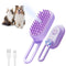Cepillo Vaporizador 3 en 1 para Gatos - Deshedding Spa con Mango Plegable