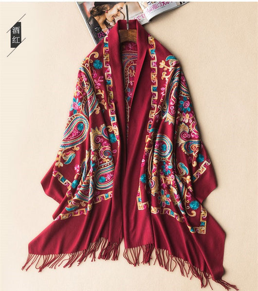 Bufanda Estilo Tradicional Chino - Colección Versátil de Chales - Image 16