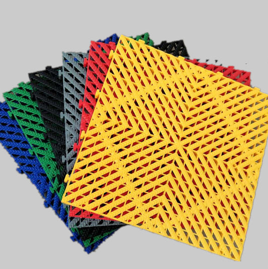 Rejilla Plástica Tipo Mosaico para Lavaderos de Autos