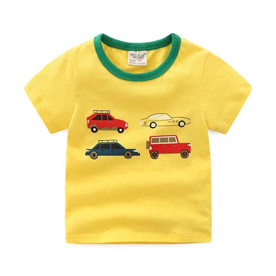 Playera Infantil de Verano con Estampado de Dibujos Animados - Image 2