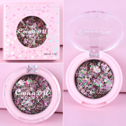 Sombra de Ojos con Purpurina Monocromática y Lentejuelas - Image 20