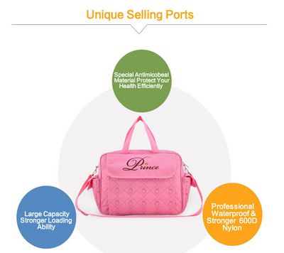Bolsa Organizadora de Pañales con Gran Capacidad para Mamás - Image 10