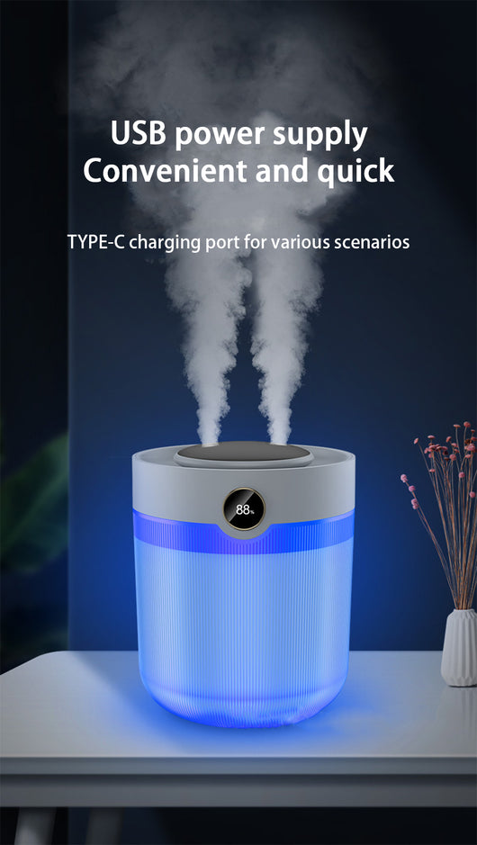 Humidificador Digital 2L con Pantalla LED y Doble Nebulización USB Silencioso - Image 15