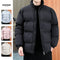 Abrigo de Cuello Alto Acolchado para Parejas - Chaqueta Casual Cálida Unisex
