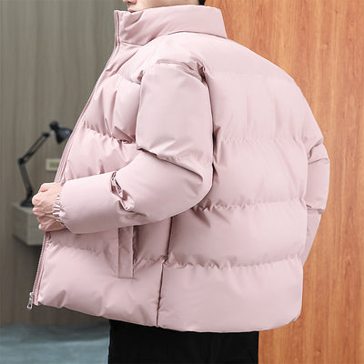 Abrigo de Cuello Alto Acolchado para Parejas - Chaqueta Casual Cálida Unisex - Image 2