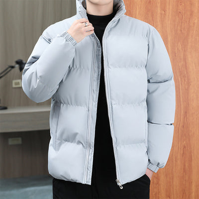 Abrigo de Cuello Alto Acolchado para Parejas - Chaqueta Casual Cálida Unisex - Image 3