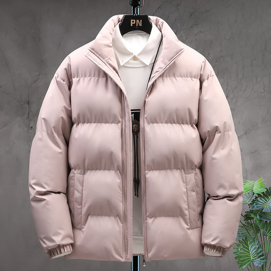 Abrigo de Cuello Alto Acolchado para Parejas - Chaqueta Casual Cálida Unisex - Image 6