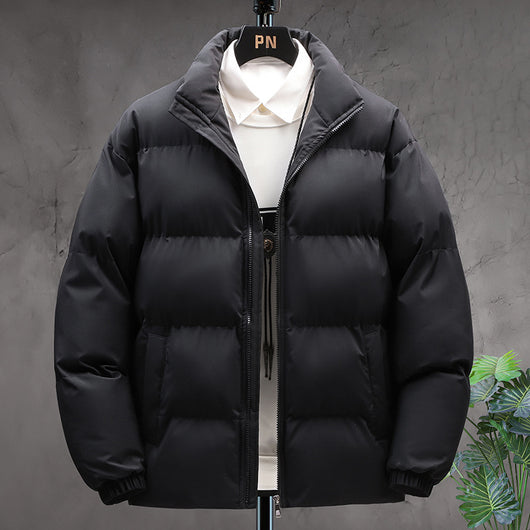 Abrigo de Cuello Alto Acolchado para Parejas - Chaqueta Casual Cálida Unisex - Image 8