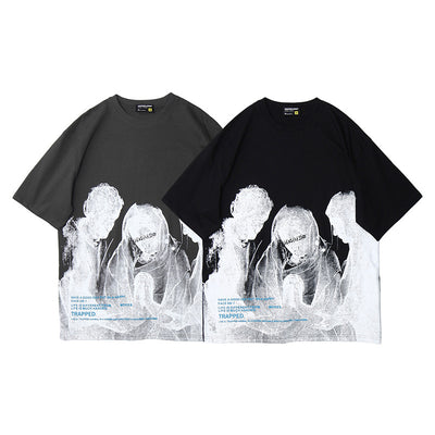 Playera Manga Corta Figura de Oración Invertida - Image 2