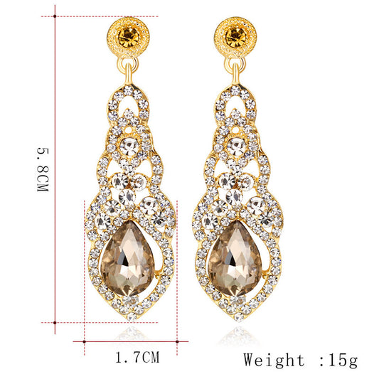 Aretes de Novia Estilo Europeo y Americano - Image 2