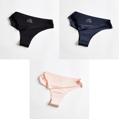 Braguita Seamless Ice Silk Cintura Baja Sensual
