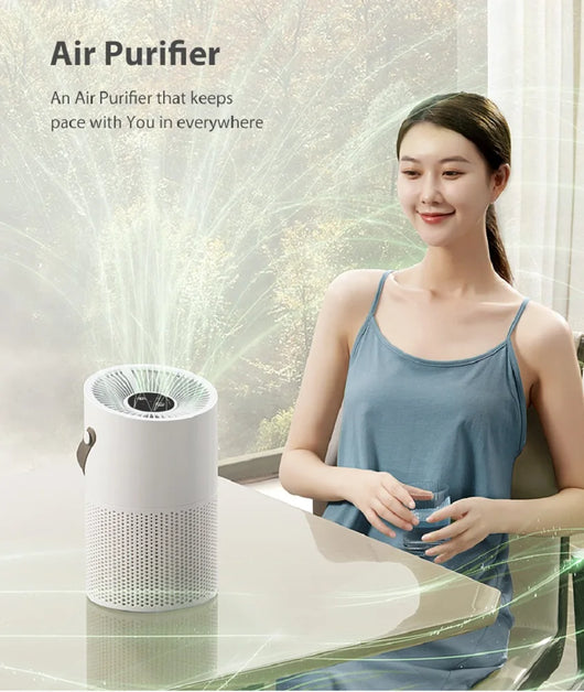 Purificador de Aire Multifuncional con Filtro HEPA H13 y Luz UVC para Hogar y Auto - Image 18