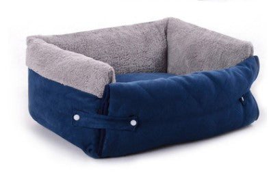 Cama Nido Reversible para Mascotas con Manta Removible - Image 3