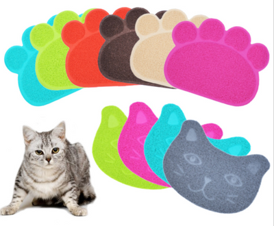 Tapete Comedero para Mascotas Diseño PVC Moderno