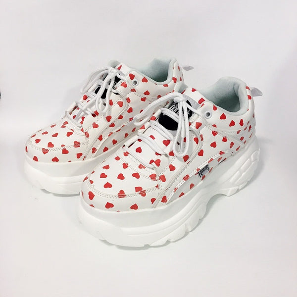 Tenis de Plataforma Gruesa para Mujer - Estilo Harajuku Europeo y Americano