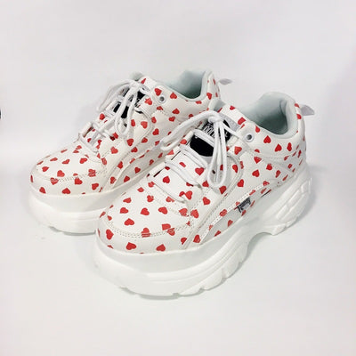 Tenis de Plataforma Gruesa para Mujer - Estilo Harajuku Europeo y Americano