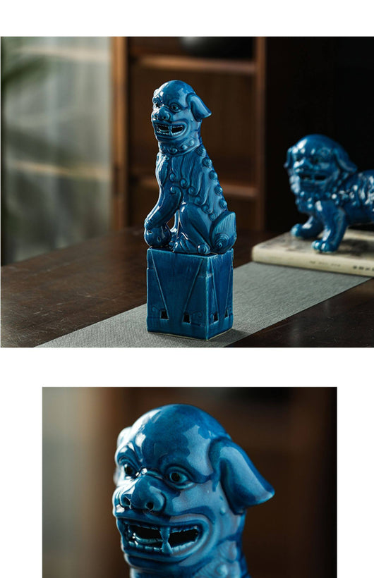 Ornamentos de León en Cerámica Refractaria para Feng Shui - Image 14
