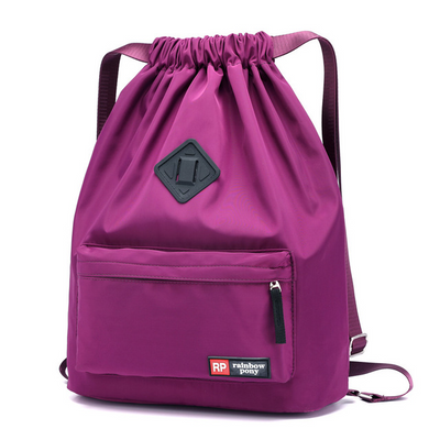 Mochila de viaje con cordón impermeable unisex - Image 4