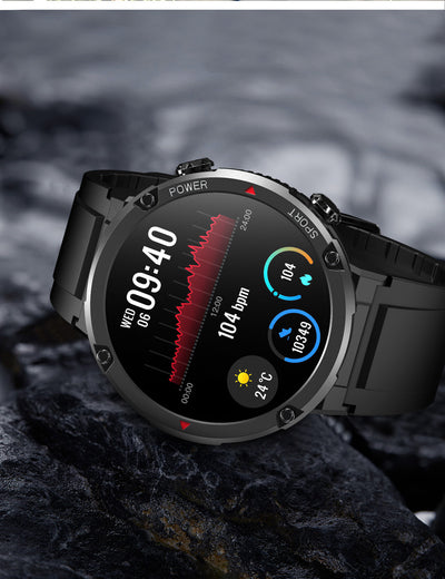 Reloj Inteligente Deportivo con Pantalla Grande HD - Monitor de Frecuencia Cardíaca y Presión Arterial - Image 8