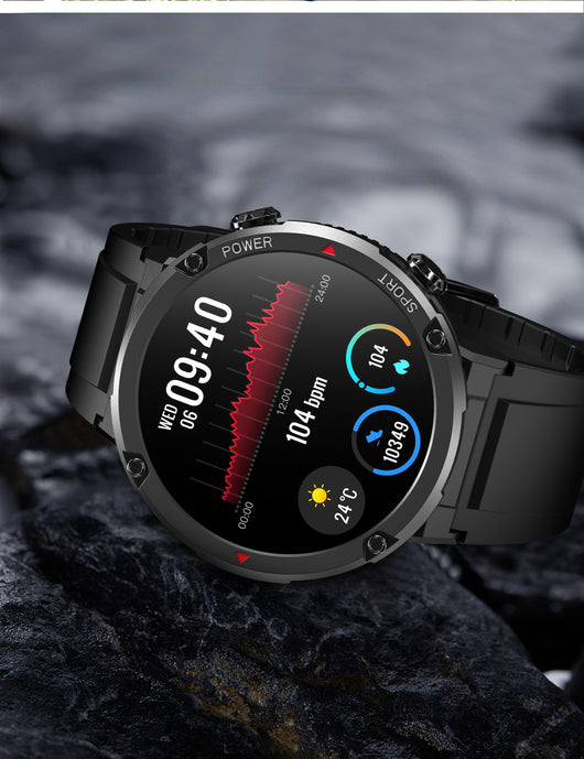 Reloj Inteligente Deportivo con Pantalla Grande HD - Monitor de Frecuencia Cardíaca y Presión Arterial - Image 8