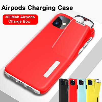 Funda Protectora Negra con Borde para Estuche de Carga AirPods Compatible con Apple - Image 6