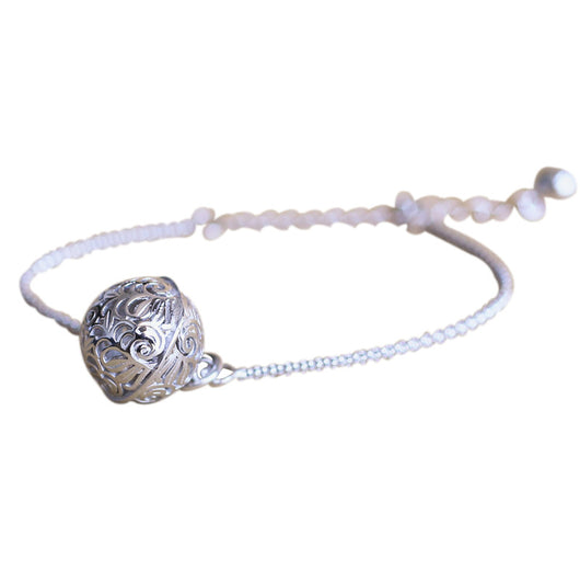 Pulsera Colgante Calada en Plata 925 con Diseño de Campana - Image 4