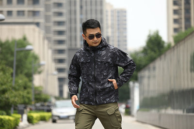 Chaqueta Táctica Camuflaje con Forro Polar para Deportes al Aire Libre - Image 33