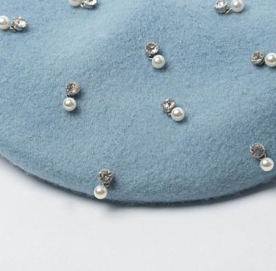 Boina de Lana con Strass Elegante - Image 7