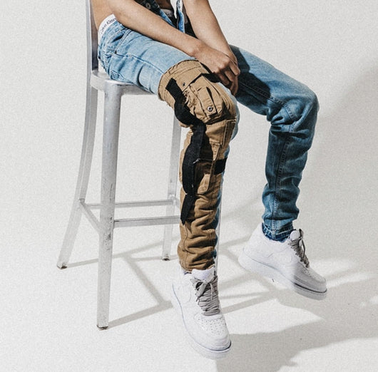 Jeans Slim Fit Vintage Desgastado con Stretch - Image 3
